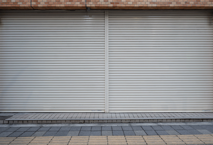 Puertas enrollables o persianas para tiendas, negocios y comercios
